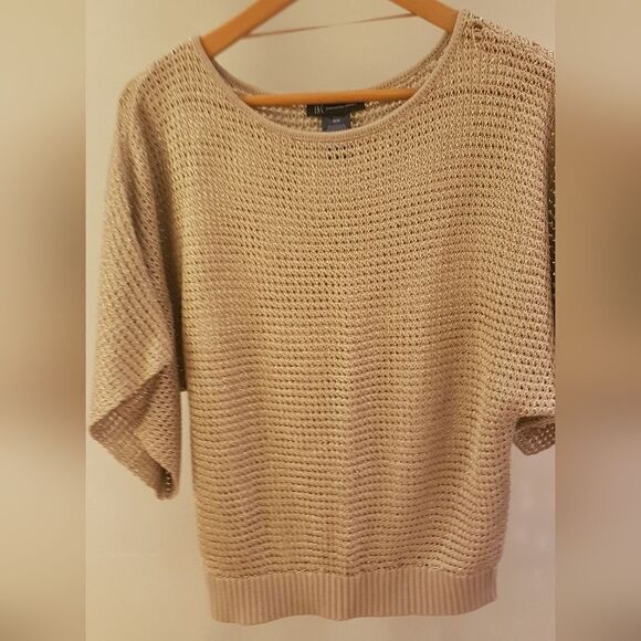 INC International Concepts *NWOT* GOLD Sweater Size Medium * Stunning! - Picture 3 of 14